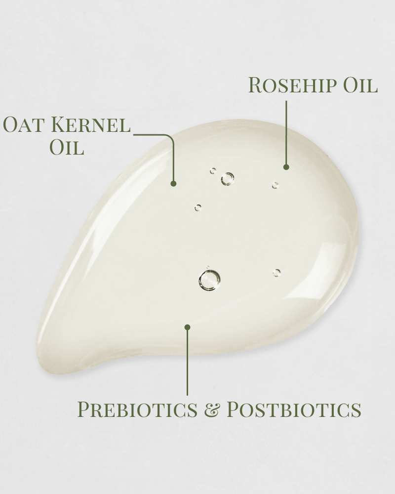 Iren Shizen's BLOOM OF YOUTH Restoring Facial Oil features oat kernel oil, rosehip oil, and prebiotics & postbiotics in a clear, lightweight formula to support a healthy skin barrier. #show-lang-en