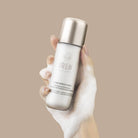 A foam-covered hand holds a silver bottle labeled "START AFRESH DAILY Enzyme Powder Wash" by IREN Shizen, a gentle rice enzyme face cleanser, against a beige background.
#all-groups