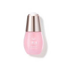 A bottle of custom Japanese skincare Serum by IREN Shizen on a white background. 